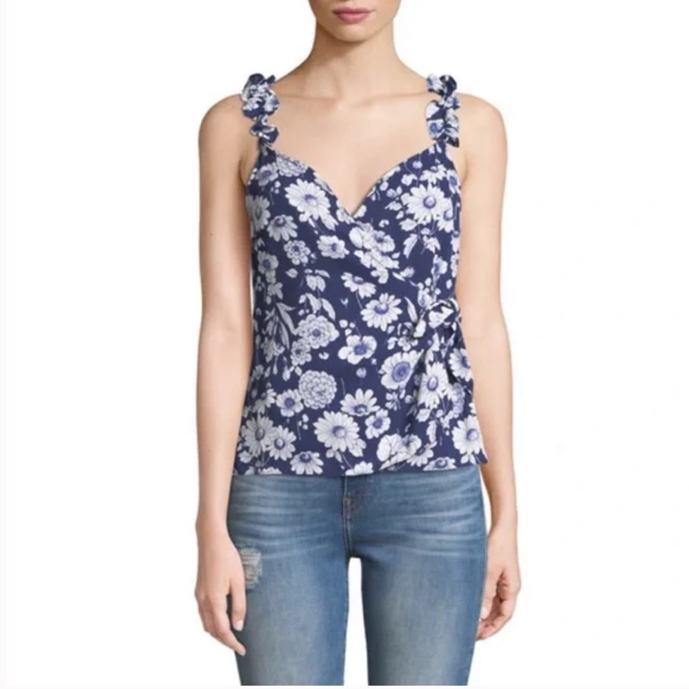 Likely Marin Ruffle Wrap Top - Picture 2 of 5